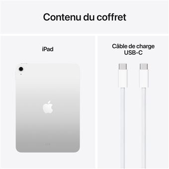 iPad A16 (2025) 11'' Wifi 128 Go, Argent