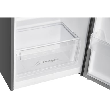 Frigorifero combinato Indesit I55T0 412S 2 porte libero 206 L inox, congelatore 4*, 40 dB, classe E