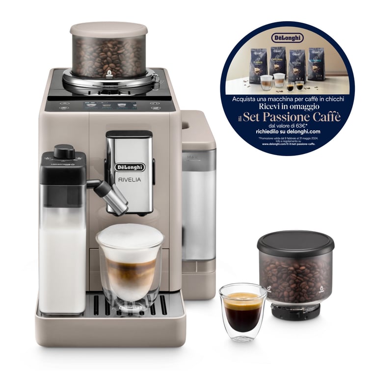 Expresso Broyeur DeLonghi Rivelia FEB4435.BG – 19 Bars, 1450W, Écran TFT - vue 7