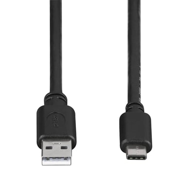 Câble USB-C, USB-2.0, c . mâle USB-C - c . mâle USB-A, 480 Mbit/s, 1, 80m