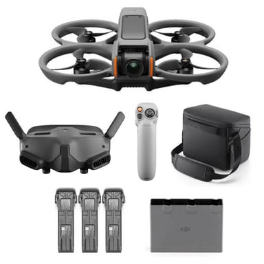 Pack DJI Avata 2 Fly More Combo con DJI Goggles 3 y RC Motion 3 - 3 baterías y accesorios