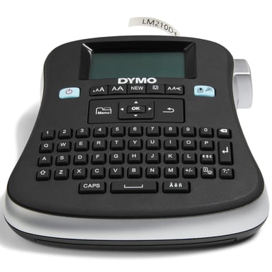 DYMO LabelManager Etiquetadora de escritorio | 210D+ Etiquetadora portátil multiuso con Teclado QWERTY y Pantalla grande Para la organización del hogar y la oficina (enchufe UE)