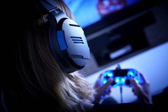 Micro-casque filaire Gaming licencié Sony pour PS4, PC, MAC et Smartphones