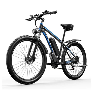 VéLo Électrique E8 | Vitesse Max 48 km/h | Autonomie 60 km | Moteur 750W | Batterie 48V 17.5Ah | Pneus 29 Pouces | Noir