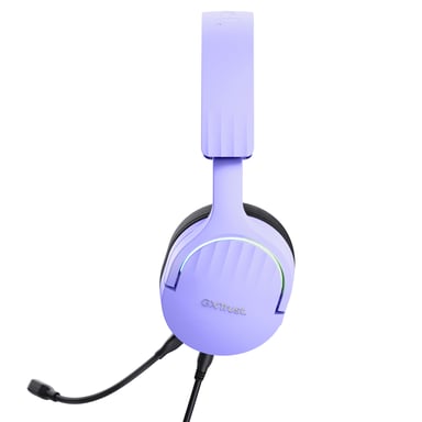 Trust GXT 490P FAYZO Auriculares Alámbrico Diadema Juego USB tipo A Negro, Púrpura