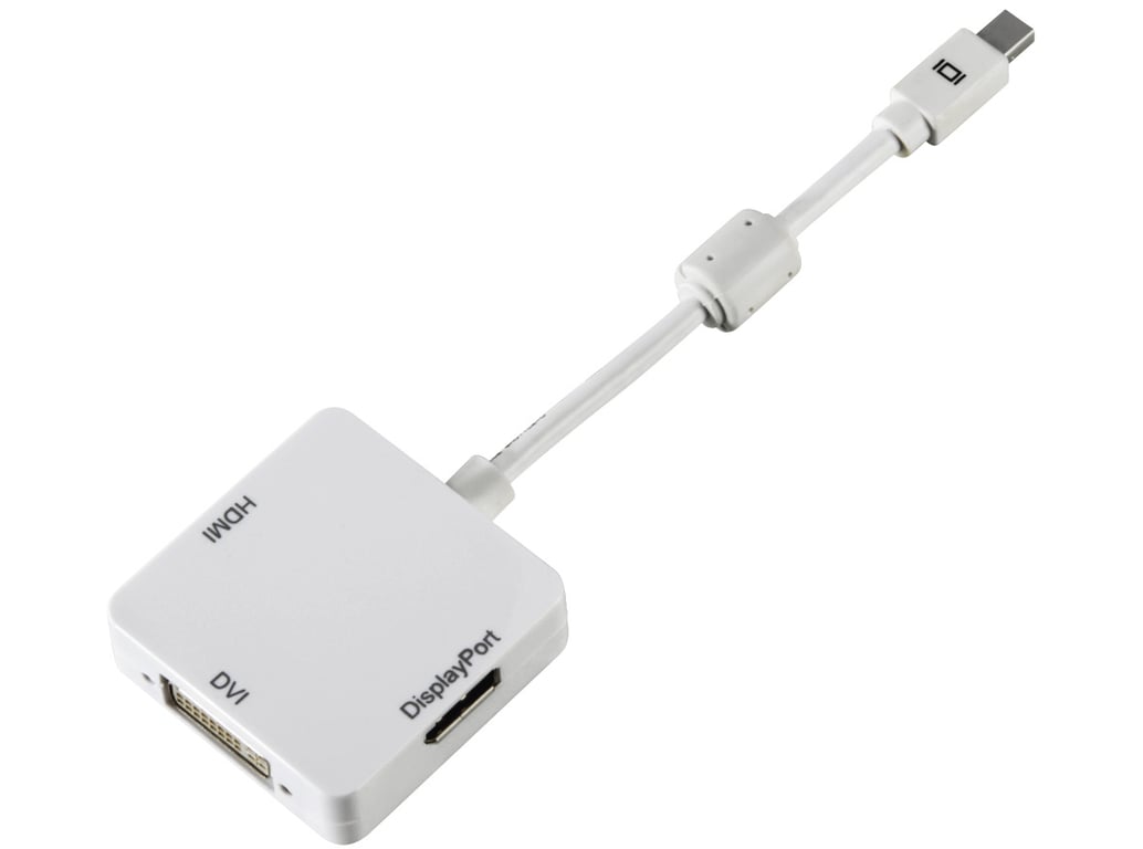 DLH Adaptateur mini DisplayPort vers HDMI / DVI / DisplayPort