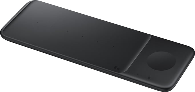 Cargador de inducción Samsung Trio 9W con cargador negro