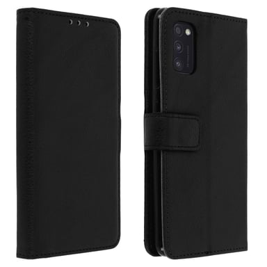 Housse pour Samsung Galaxy A41 Étui Folio Porte-carte Fonction Support Vidéo Noir