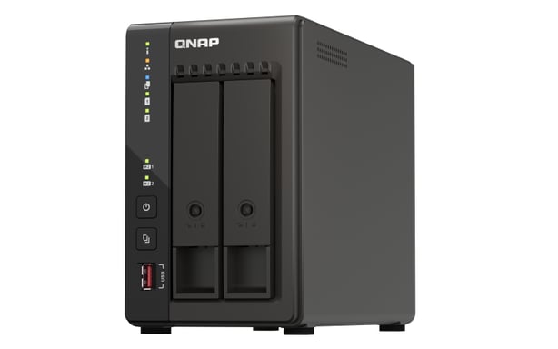 QNAP TS-253E NAS Tower Intel® Celeron® J6412 8 Go 0 To QNAP QTS Noir