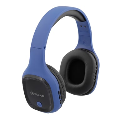 Écouteurs supra-auriculaires Bluetooth Tellur Pulse, bleu