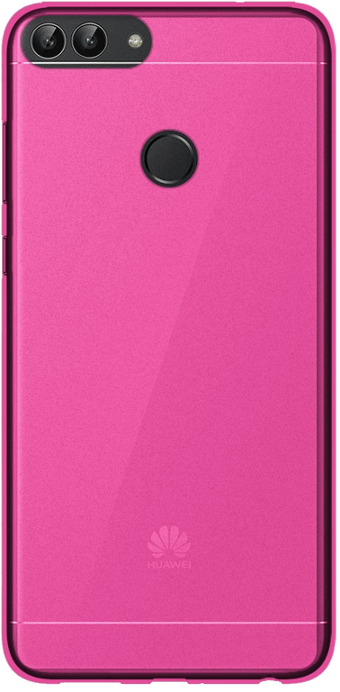 Coque silicone unie compatible Givré Rose Huawei P Smart