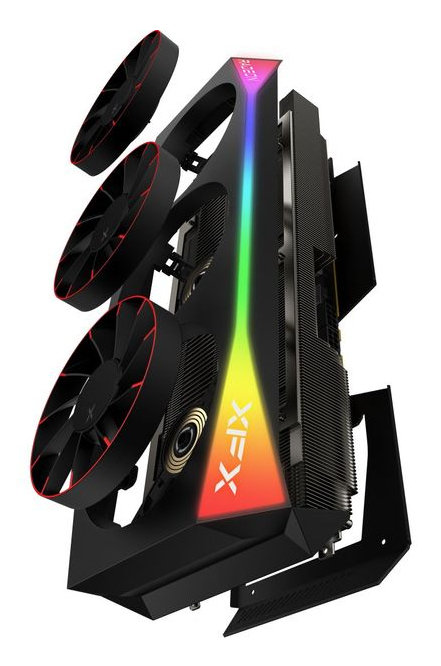 XFX Mercury Radeon RX 9070 XT OC Magnetic Air Edition RGB AMD GDDR6 Neuf - vue 2