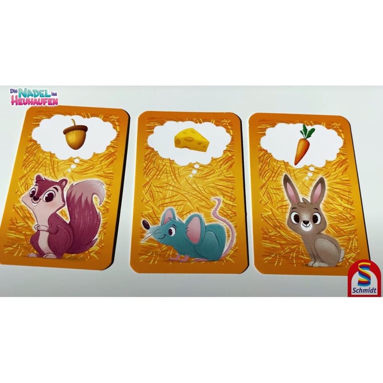 Jeu de cartes pour enfants Schmidt Spiele A Needle in a Haystack 5+ Rapide Illustré Jaune Neuf - vue 3