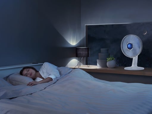 Ventilateur de table Rowenta Turbo Silence Extreme 30 cm Blanc