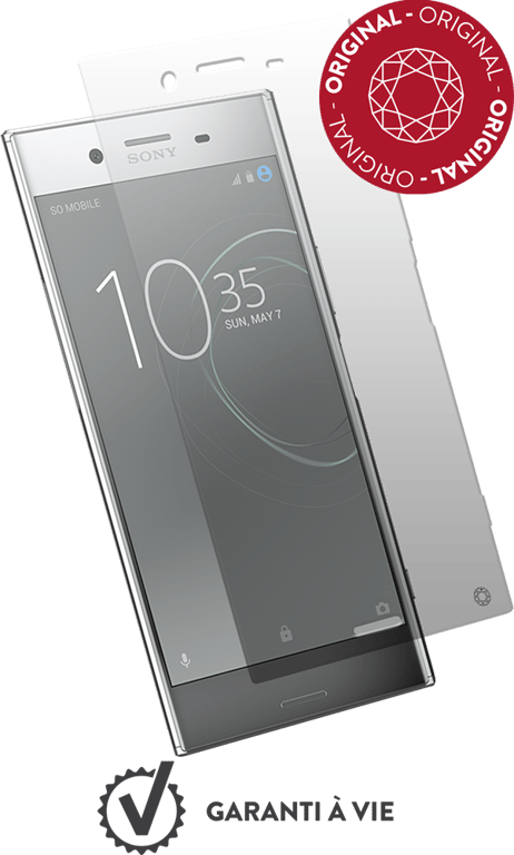 Verre trempé Force Glass pour Xperia XZ Premium et kit de pose - Neuf