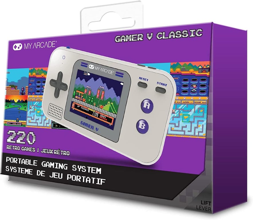Console portable My Arcade Gamer V classique 220 jeux Écran 6 3 cm - vue 3
