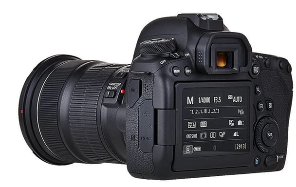 Canon EOS 6D Mark II + EF 24-105mm IS STM Juego de cámara SLR 26,2 MP CMOS 6240 x 4160 Pixeles Negro