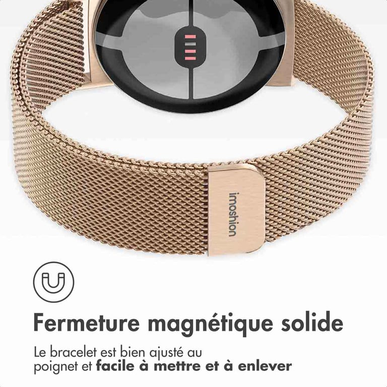 Bracelet Google Pixel Watch 45mm Magnétique milanais - vue 4