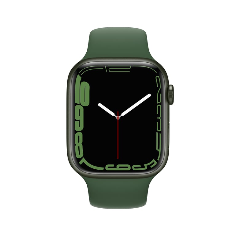 Apple Watch Series 7 OLED 45 mm Digital Pantalla táctil 4G Verde Wifi GPS (satélite)