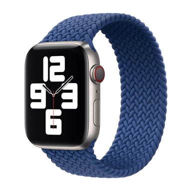 Bracelet Solo tressé pour Apple Watch | 44/45/46/49 mm - Taille 9 - Atlantic Blue
