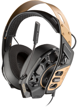 Poly 500 PRO Casque Avec fil Arceau Jouer Or Neuf
