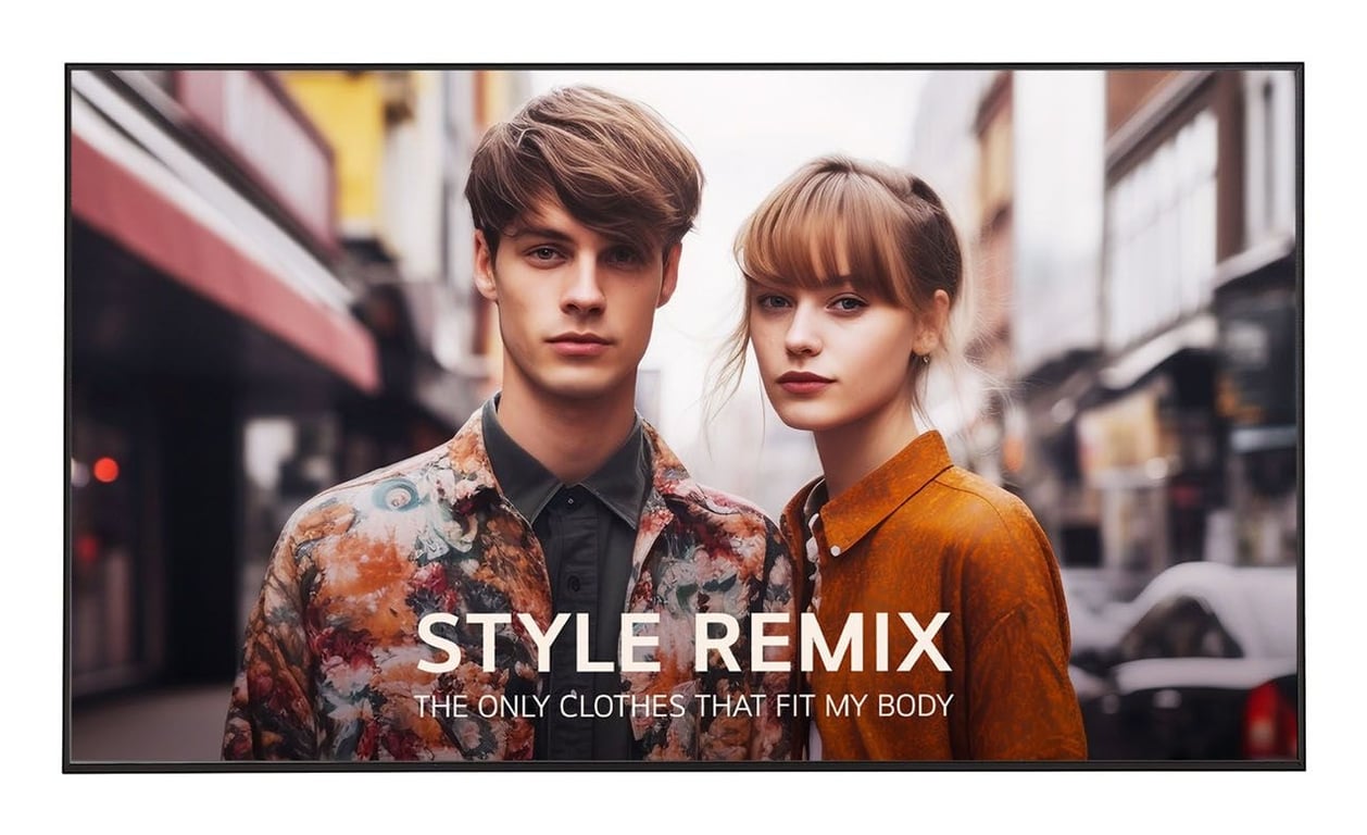 LG 65US5P E Classe de diagonale 65 TV LCD rétro éclairée par LED signalisation numérique avec Pro:Idiom intégré webOS 4K UHD 3840 x 2160 DEL de façade - vue 2