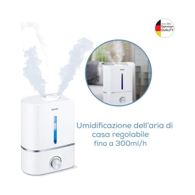 Beurer LB 45 Humidificador ultrasónico 4 L Blanco 25 W
