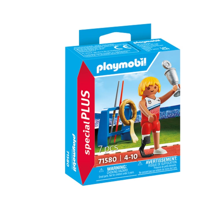 Jeux D'imitation Lanceur De Javelot Playmobil La Boite