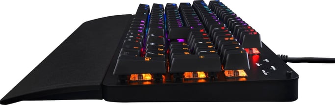 Tastiera da gioco meccanica G-Lab Keyz Carbon-E RGB (interruttore blu) (nero)
