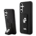 Custodia Karl Lagerfeld Gripstand Saffiano per Galaxy S23 FE, nera