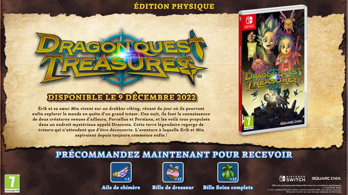 Dragon Quest Treasures Gioco Switch