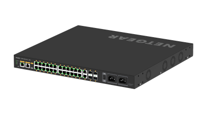 NETGEAR GSM4230UP Gestionado L2/L3 Gigabit Ethernet (10/100/1000) Energía sobre Ethernet (PoE) 1U Negro