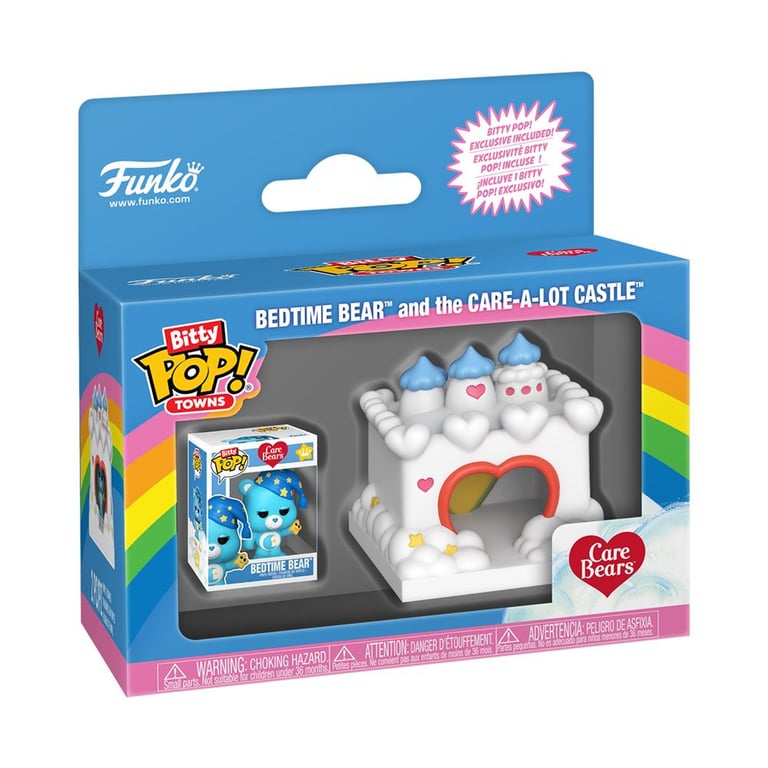 Figurine Funko Bitty Pop Towns Care Bears Bedtime Bear and the Care a Lot Castle - vue 3