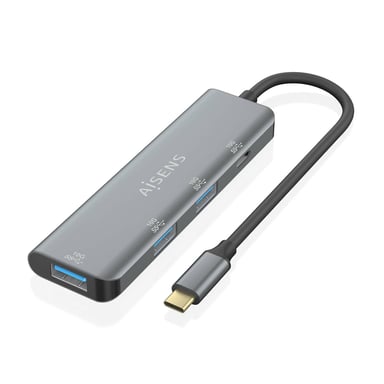 AISENS A109-0764 hub & concentrateur USB 3.2 Gen 2 (3.1 Gen 2) Type-C 10000 Mbit/s Gris