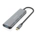 AISENS A109-0764 hub & concentrateur USB 3.2 Gen 2 (3.1 Gen 2) Type-C 10000 Mbit/s Gris