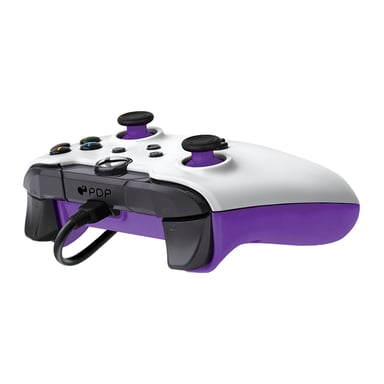 PDP 049-012-WPR accessorio per videogiochi Viola, Bianco Joystick analogico/digitale USB PC, Xbox, Xbox One X, Xbox Series S, Xbox Series X