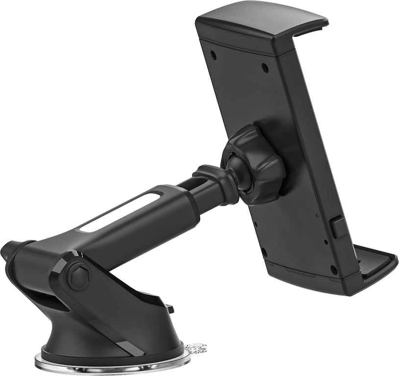 Ce support de tablette est entièrement réglable et peut être utilisé en toute sécurité utilisé sur le tableau de bord et le pare brise de voiture ou sur toute surface lisse bureau ou cuisine . Neuf - vue 3