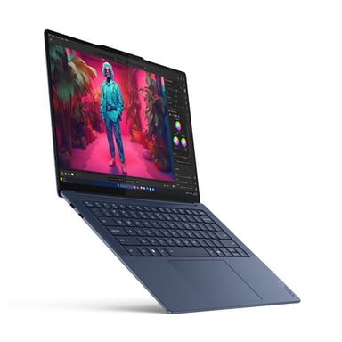 Yoga Slim 7x Copilot+ (14,5'')  14QNV9 OLED Snapdragon X Elite 32 Go RAM 512 Go SSD, Bleu - AZERTY