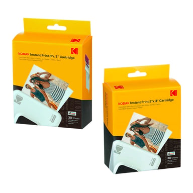 KODAK ICRG360 - Cartucce e carta per 60 foto 7,6 x 7,6 cm (compatibile con KODAK Mini Shot C300, C300R, MS300, P300R)