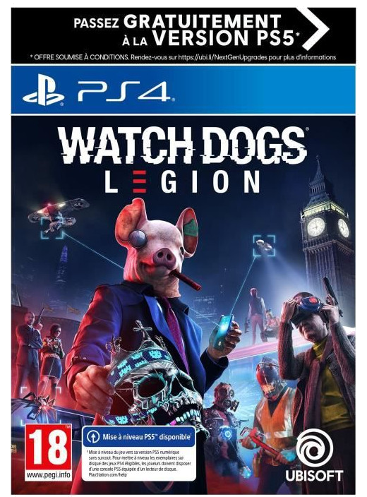 Watch Dogs Legion Jeu PS4 (Upgrade gratuit vers PS5)