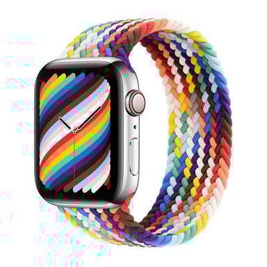 Bracelet Solo tressé pour Apple Watch | 44/45/46/49 mm - Taille 8 - Pride Edition