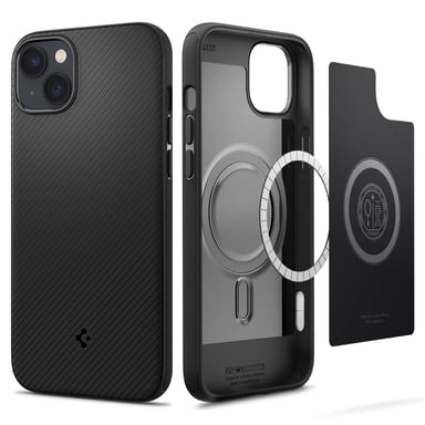 Spigen ACS05065 Cover protettiva per cellulare da 15,5 cm (6.1'') Nero Apple iPhone 14