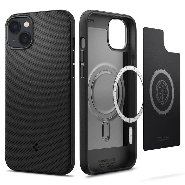 SPIGEN  Mag Armor Magfit Coque pour iPhone 14 MagSafe - Noir Mat