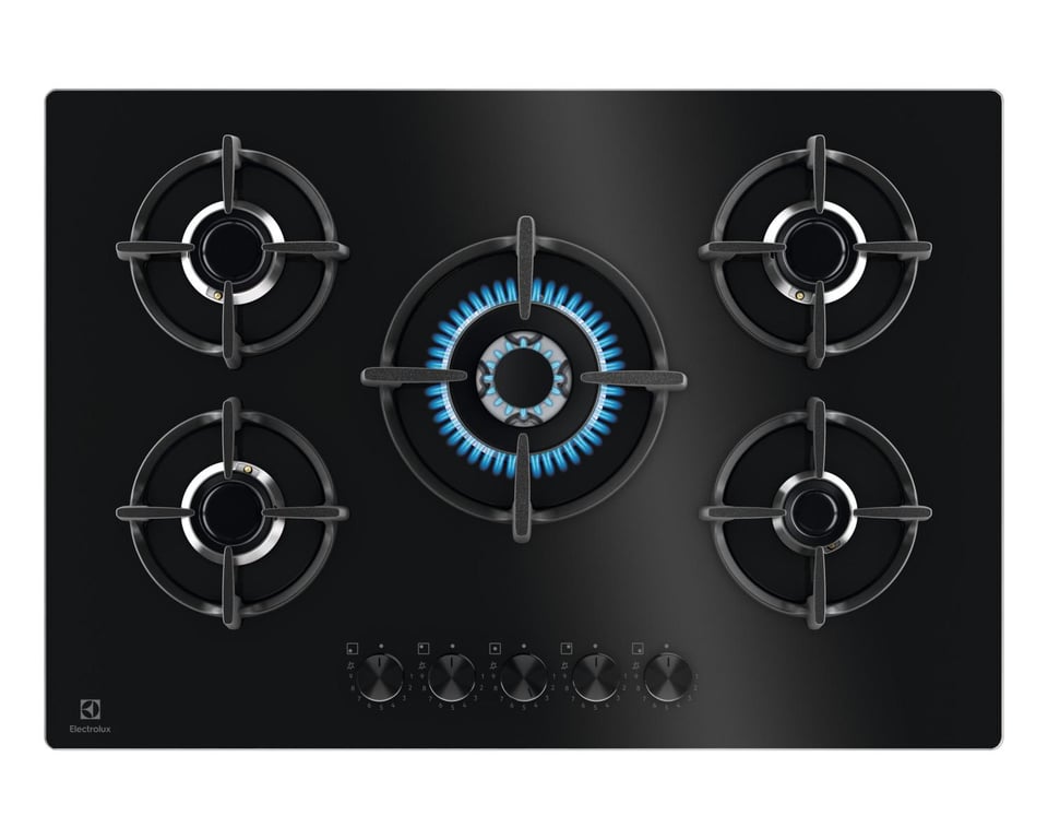 Table De Cuisson Gaz ELECTROLUX EGG75372K – 5 Foyers, 10450W - vue 5