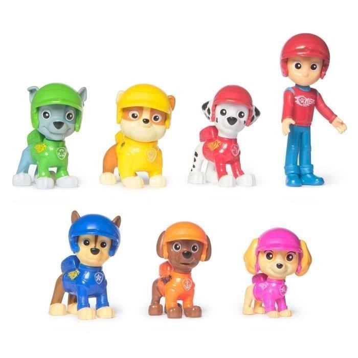 MULTIPACK DE 7 FIGURINES RESCUE WHEELS La Pat' Patrouille - Neuf