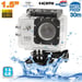 Caméra Sport Étanche 30 M Caméra D'Action Waterproof Full HD 1080P Argent 16 Go YONIS