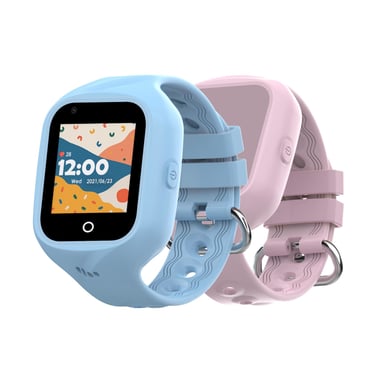 Celly KIDSWATCH4G Relojes inteligentes y deportivos 3,56 cm (1.4'') Digital Pantalla táctil 4G Negro GPS (satélite)