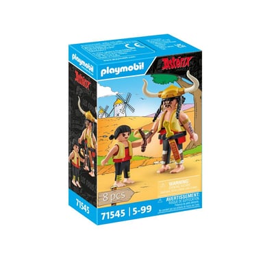 PLAYMOBIL personaje Soupalognon y Crouton con Pepe - Astérix en Hispania