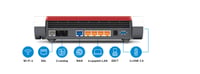 Box FRITZ! 7590 AX router inalámbrico Gigabit Ethernet Doble banda (2,4 GHz / 5 GHz) Blanco