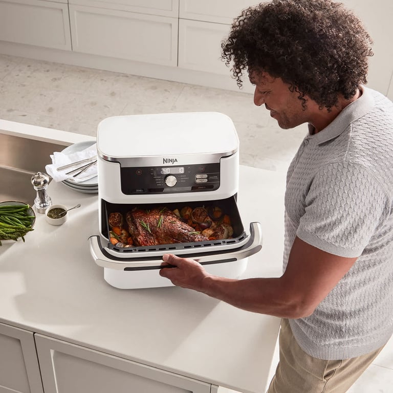 Friteuse Sans Huile Ninja Foodi Flex AF500EUWH – 10,4 L, 2470 W, 7 Programmes de Cuisson - vue 4